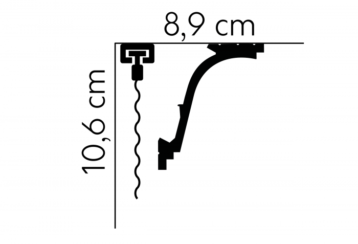 Profil iluminare indirectă MD110 [4]