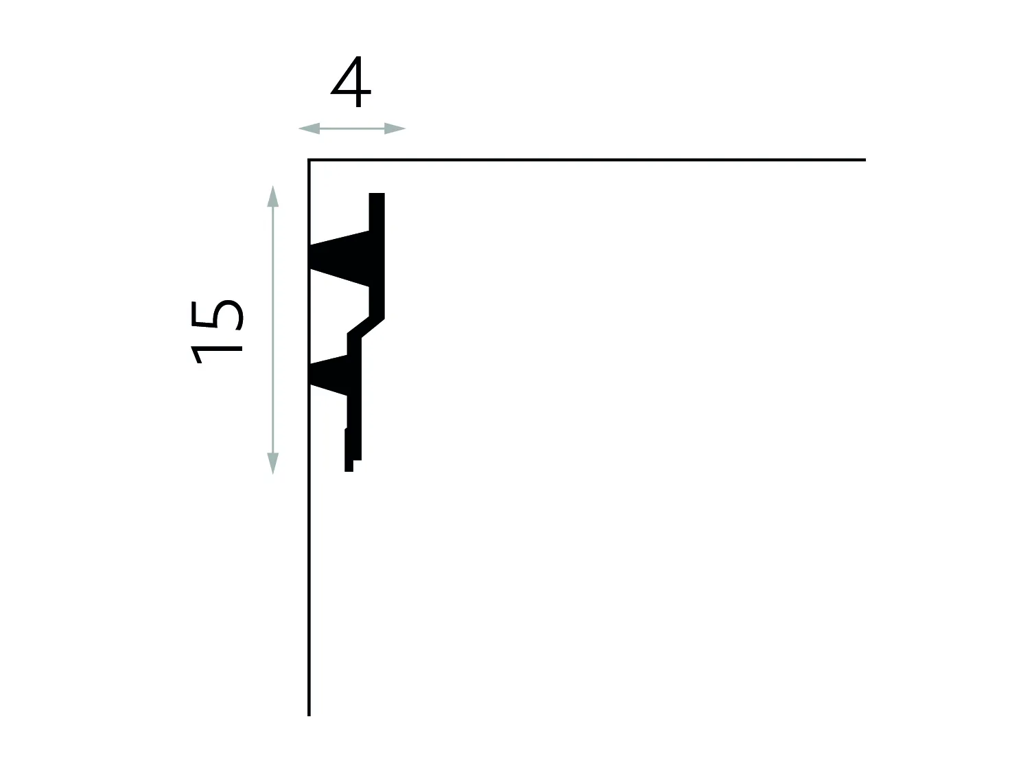 Profil iluminare indirectă MDB150 [3]