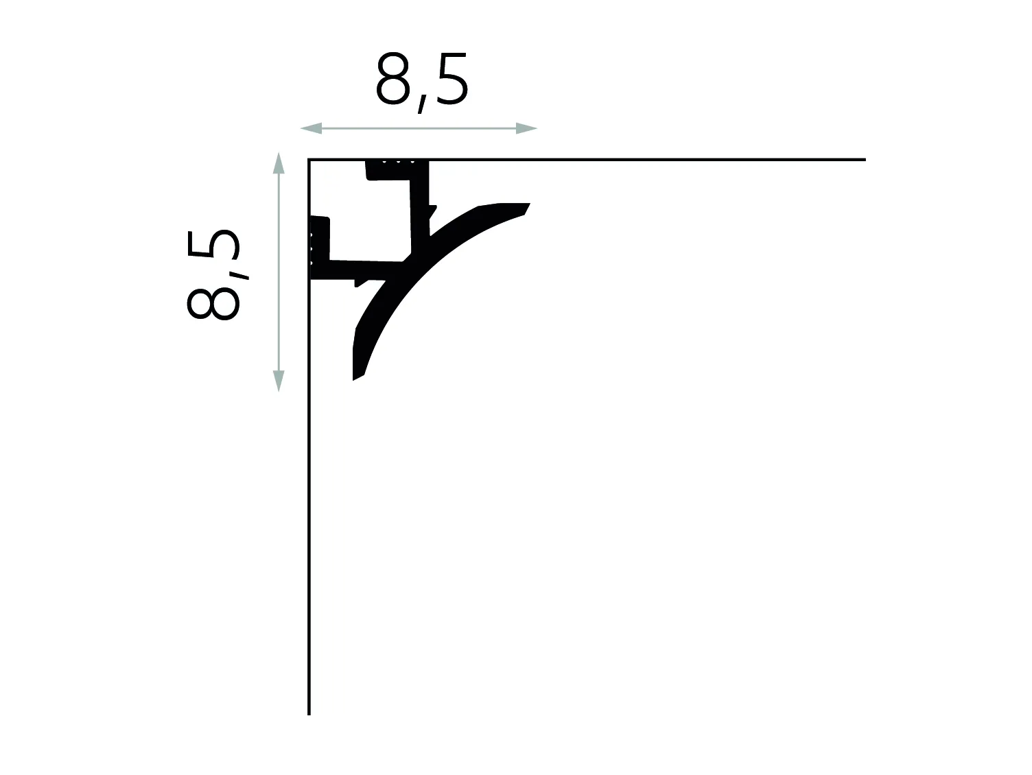 Profil iluminare indirectă QL002 [2]
