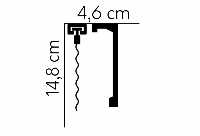 Profil iluminare indirectă QL036T [3]