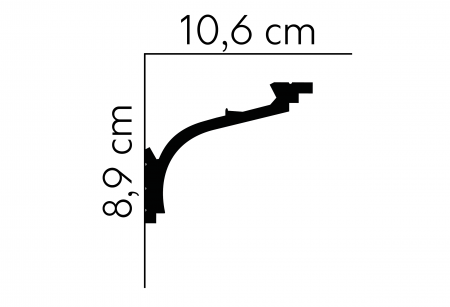 Cornișă flexibilă MD110F [5]