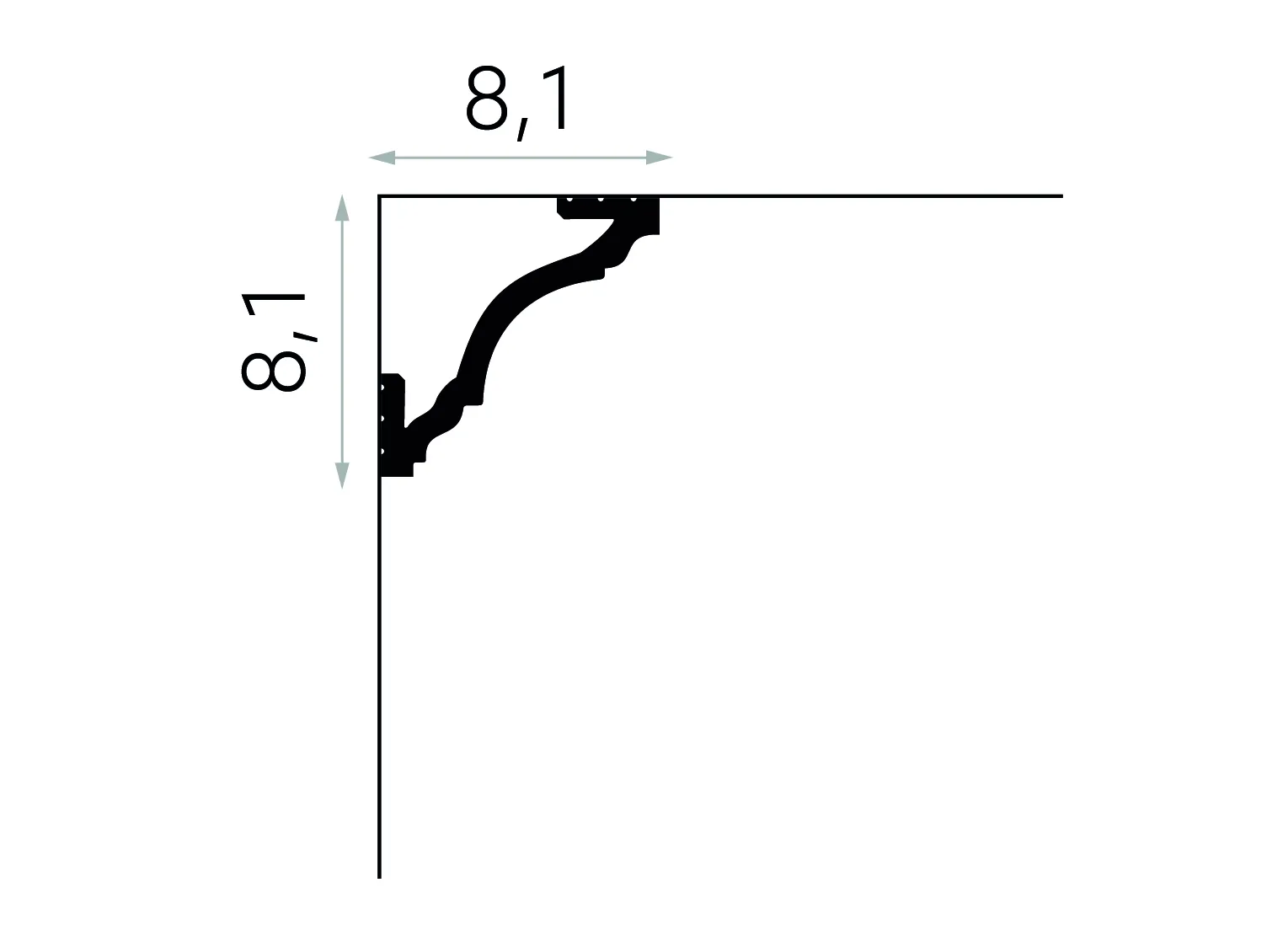 Cornișă flexibilă MD213F [1]