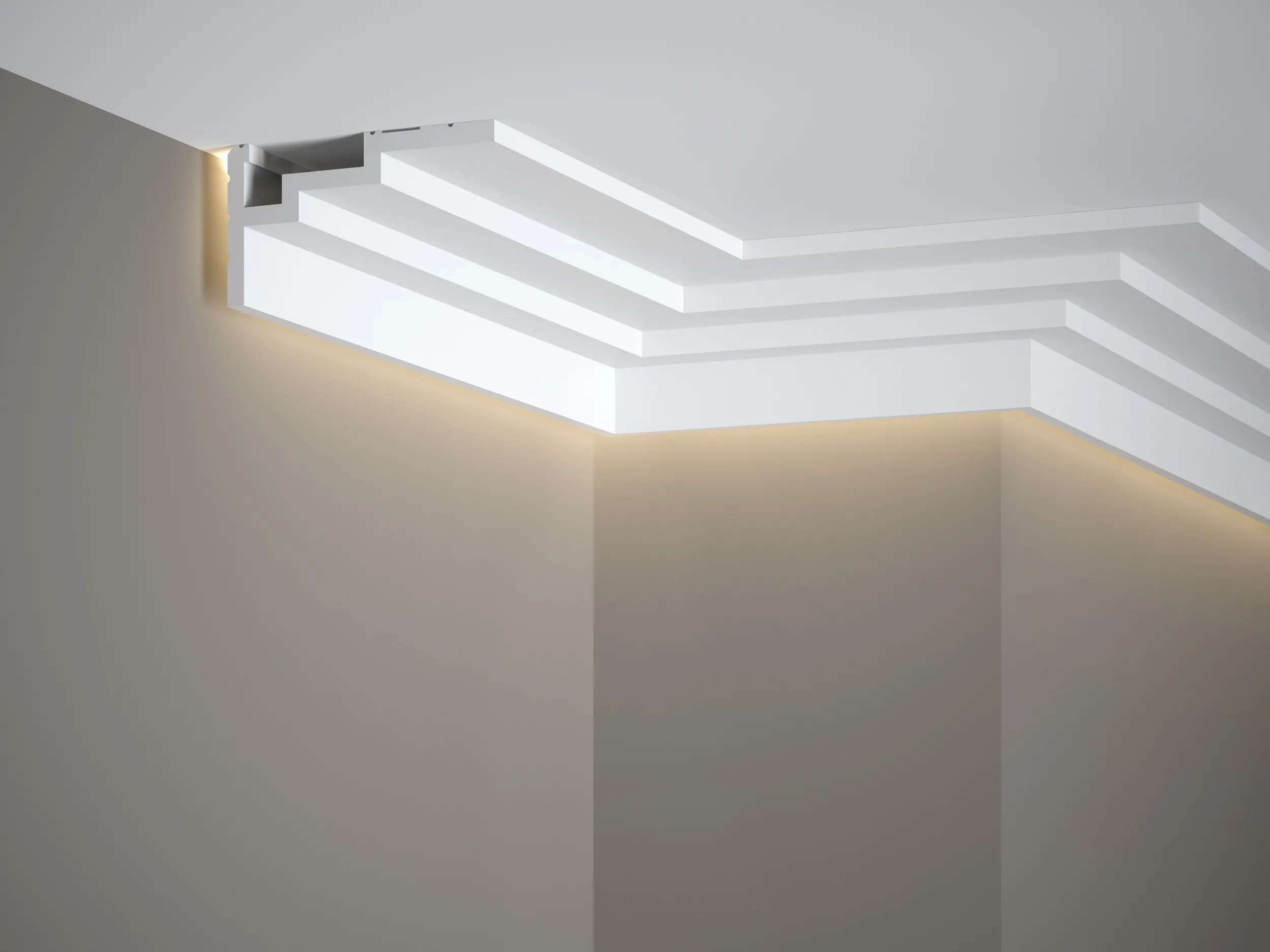 Profil iluminare indirectă QL025 [1]