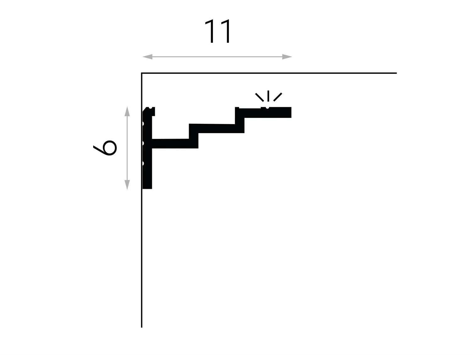 Profil iluminare indirectă QL025 [7]