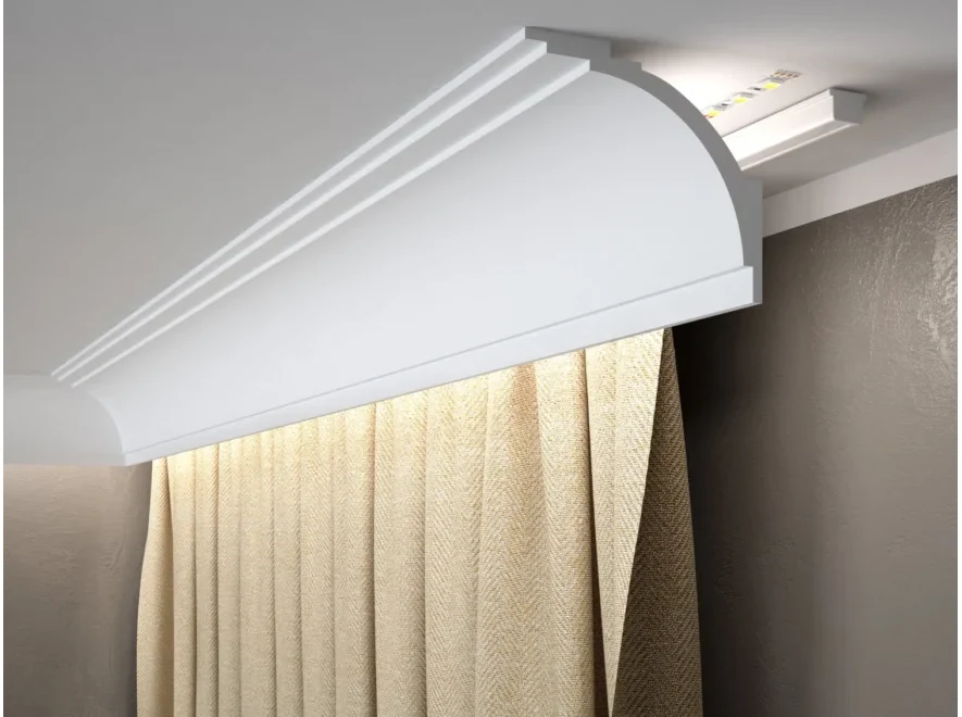 Profile pentru draperii - Profil mascare draperie MD105