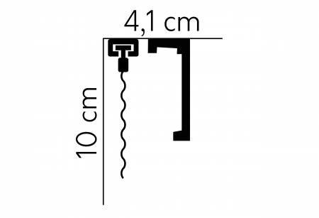 Profil iluminare indirectă QL026T [2]