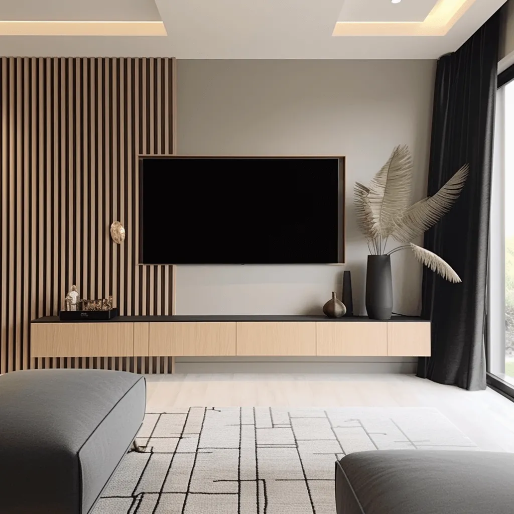 Riflaje decor lemn Largo [8]