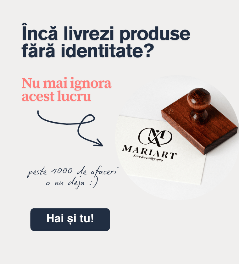 Stampila ambalaje nou