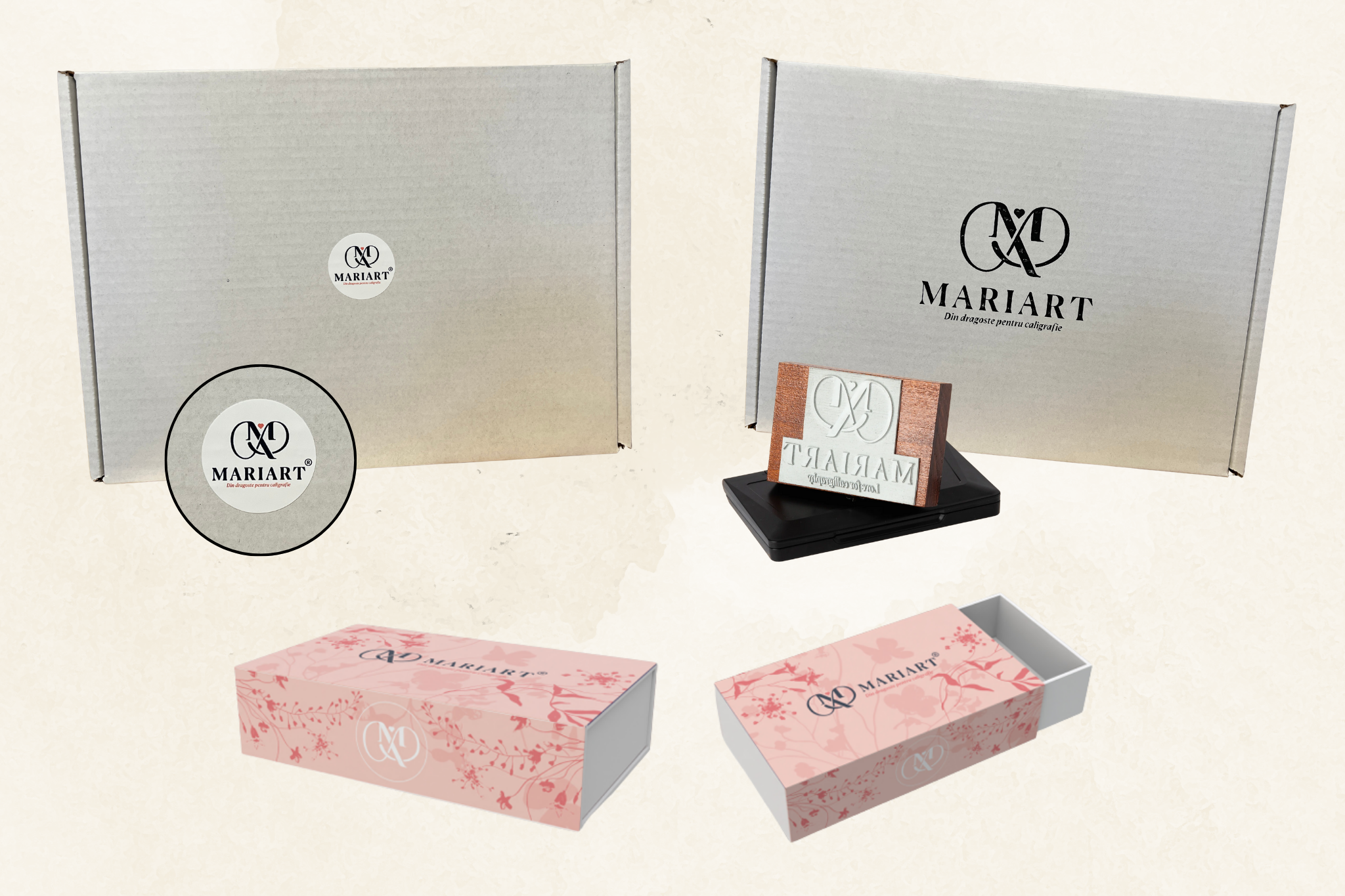 Ștampilă personalizată, ambalaje printate sau stickere? Cum alegi corect ambalaje personalizate pentru afacerea ta