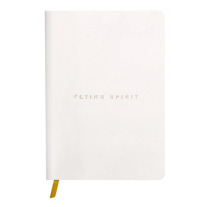 Agenda premium din piele naturală de miel, 90 g/mp, 90 file dictando, A5, Flying Spirit - Clairefontaine [4]