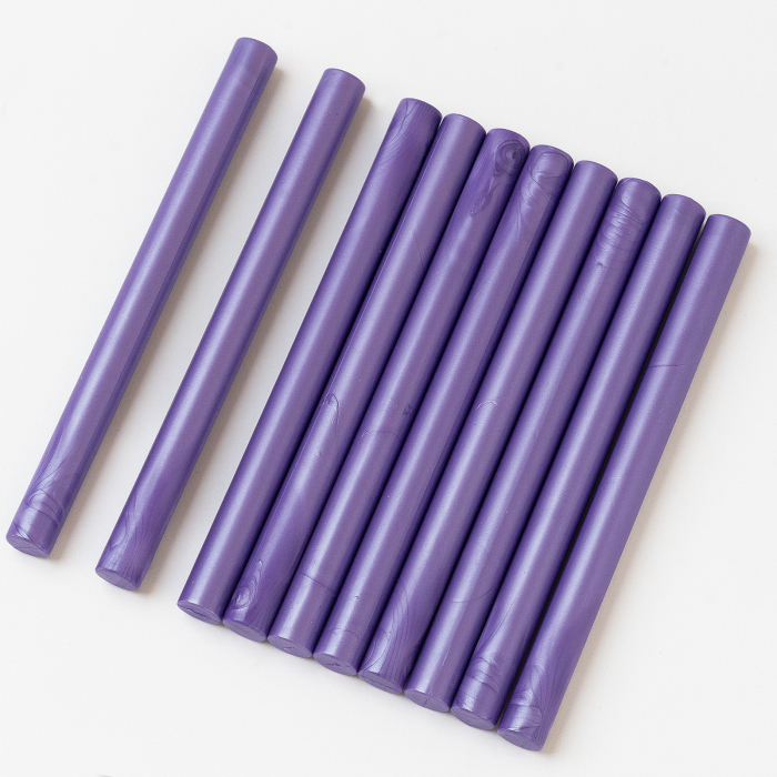 Set 5 batoane de ceara pentru sigilii - Mov deschis [2]