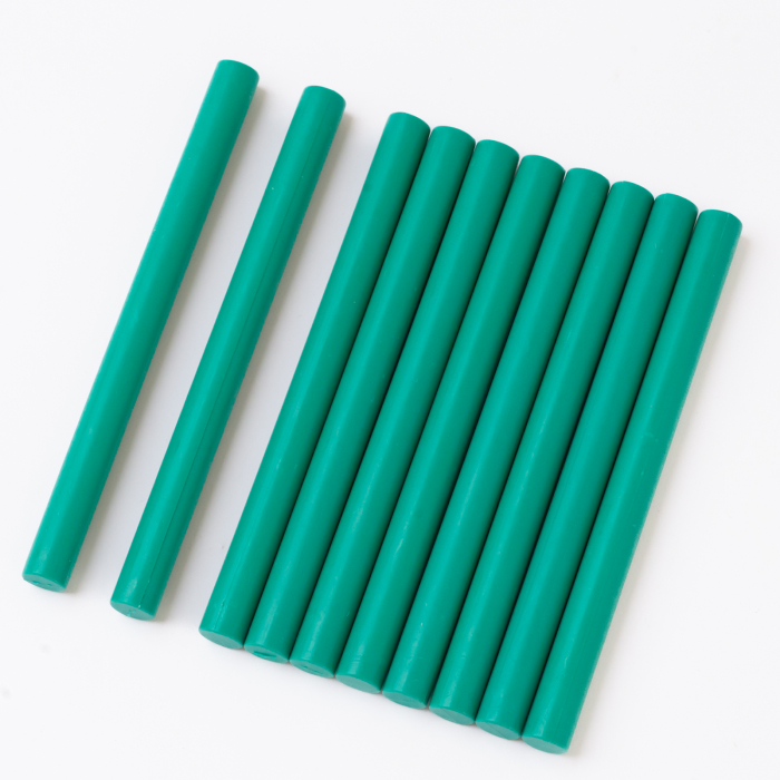Set 5 batoane de ceara pentru sigilii - Verde padure [2]
