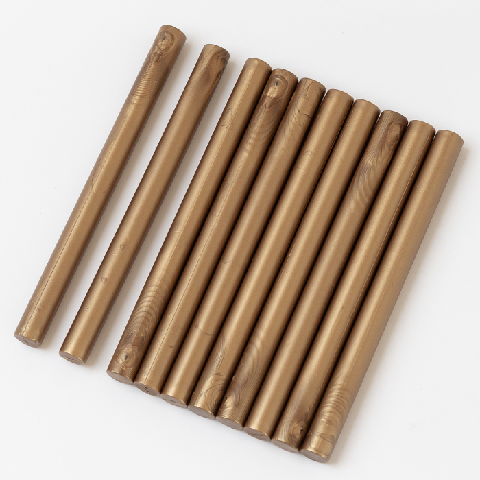 Set 5 batoane de ceara pentru sigilii - Bronz gold [2]