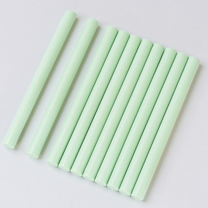 Set 5 batoane de ceara pentru sigilii - Verde jad [2]