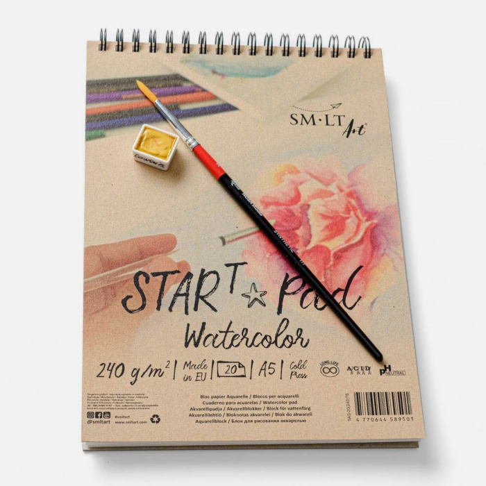 Bloc desen hartie texturata watercolor, cold press, 240 g/mp, 20 File - SMLT START [2]