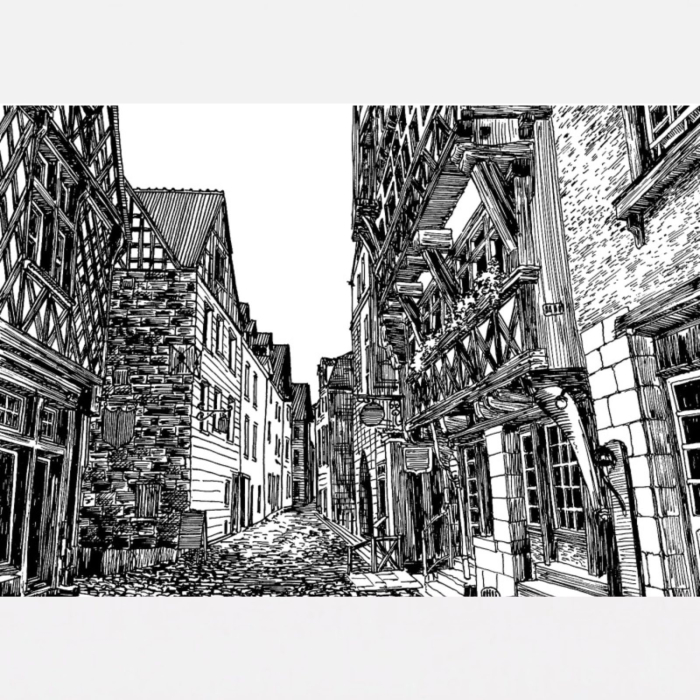 Bloc hartie Bristol pentru desen tehnic, schite, extra alba, neteda, 205 g, A4-A3, 20 file- Clairefontaine [4]