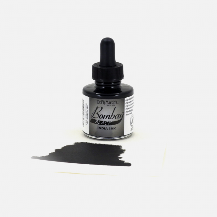 Cerneala caligrafie negru Bombay India Ink Black [2]