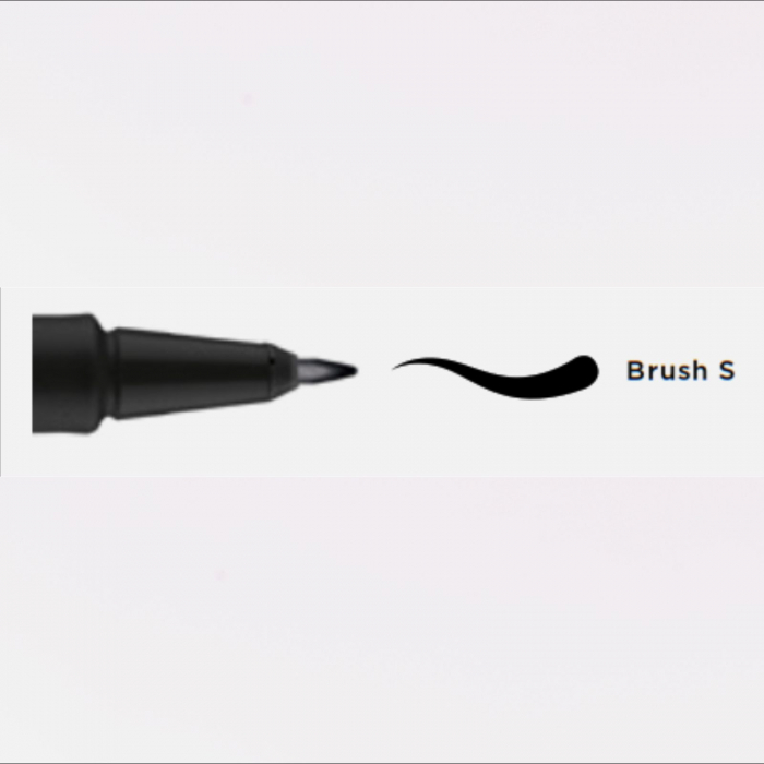 Brush pen, varf pensula, blackliner brush S negru - Molotow [3]