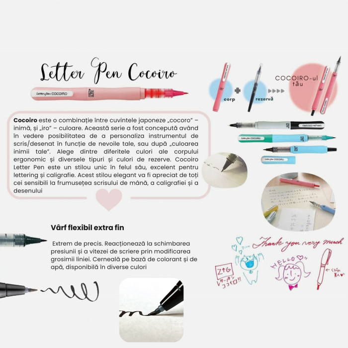 Brush pen extra fine Cocoiro, ZIG Letter Pen [3]