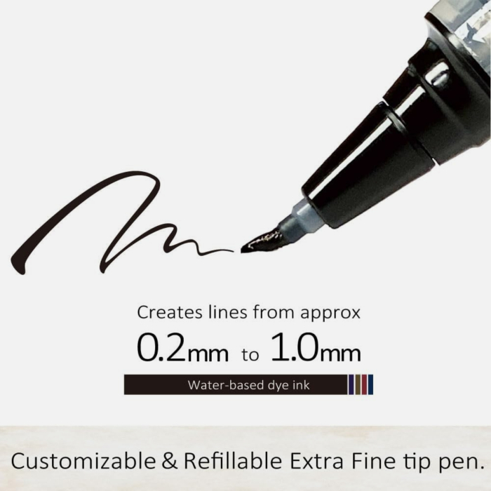Brush pen extra fine Cocoiro, ZIG Letter Pen [5]