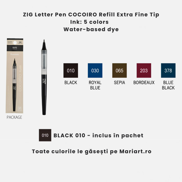 Brush pen extra fine Cocoiro, ZIG Letter Pen [7]