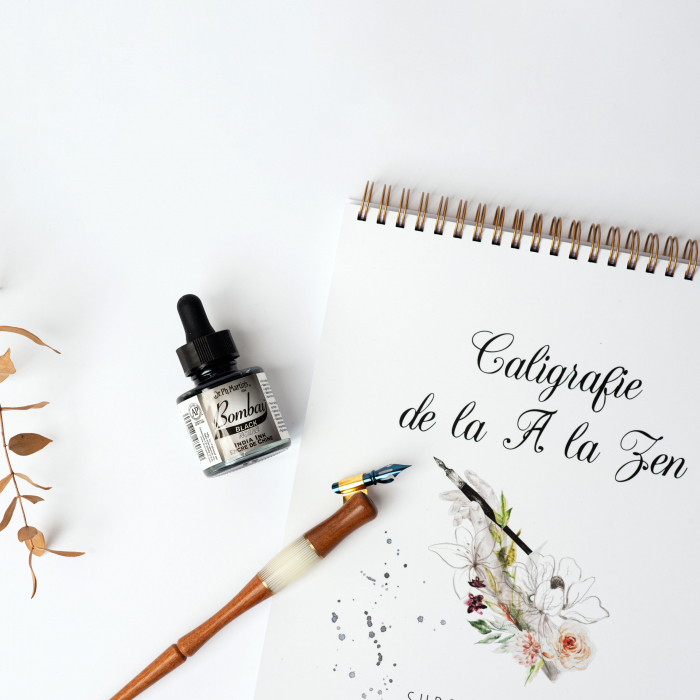 Caiet caligrafie - Kit de initiere in caligrafia moderna + VIDEO [3]
