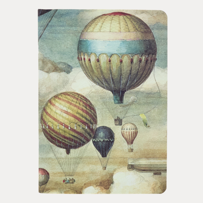 Caiet notite Bomo Memo M6, Balloons, A5, hartie ivory 90g/mp, 72 pagini [2]