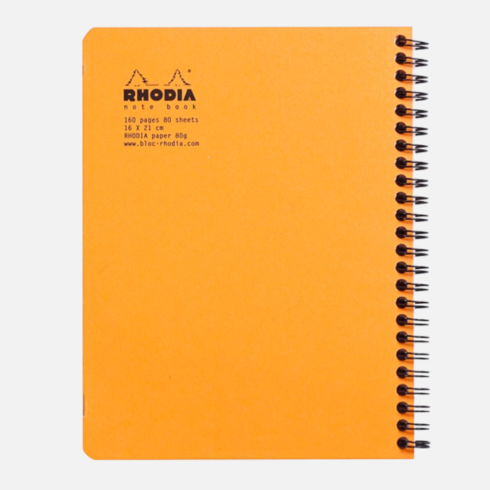 Caiet Rhodia Classic pentru scoala si birou, 80 file, A5+ - liniatura matematica [3]