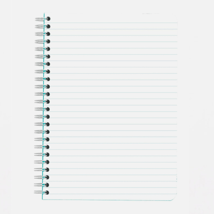 Caiet Rhodia Couleurs albastru deschis, Azur, A5 cu spirala, 60 file, hartie fina Clairefontaine 80 g/mp [3]