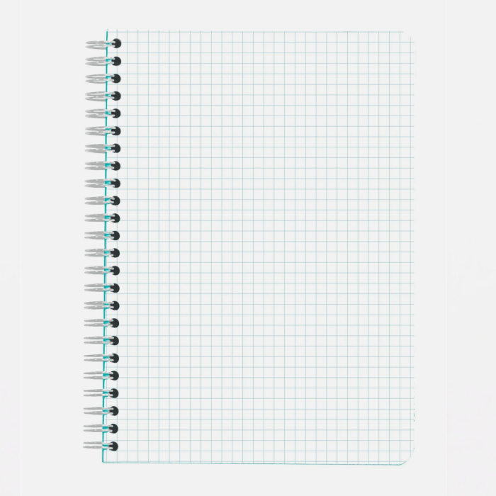 Caiet Rhodia Couleurs albastru deschis, Azur, A5 cu spirala, 60 file, hartie fina Clairefontaine 80 g/mp [2]
