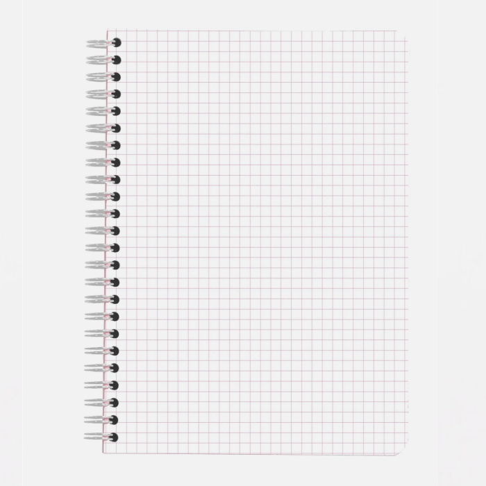 Caiet Rhodia Couleurs roz, Pink, A5 cu spirala, 60 file, hartie fina Clairefontaine 80 g/mp [3]