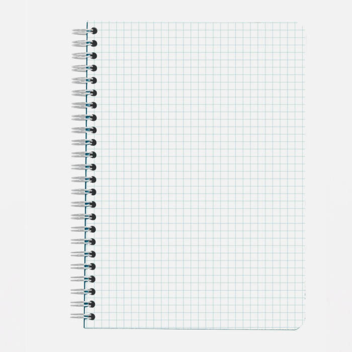 Caiet Rhodia Couleurs turcoaz inchis, Peacock, A5 cu spirala, 60 file, hartie fina Clairefontaine 80 g/mp, [2]