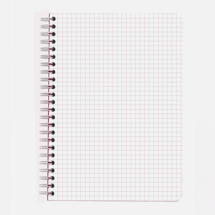 Caiet Rhodia Couleurs violet, Plum, A5 cu spirala, 60 file, hartie fina Clairefontaine 80 g/mp [2]