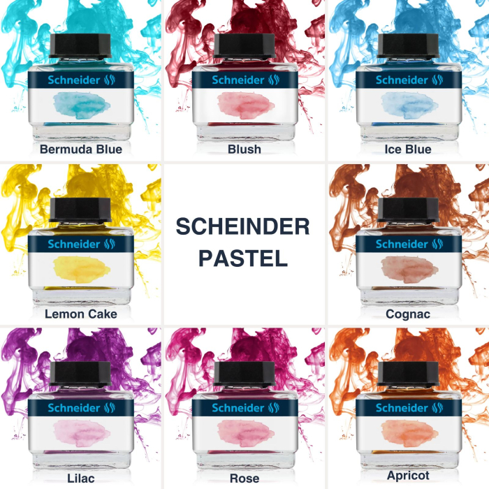 Calimara cerneala Pastel Schneider 15 ml pentru stilou cu convertor, diverse culori [2]