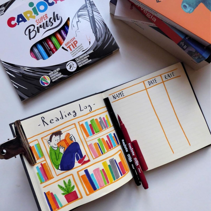 Carioci cu varf tip pensula, brush pens pentru desen si caligrafie, lavabile, Carioca Super Brush [8]