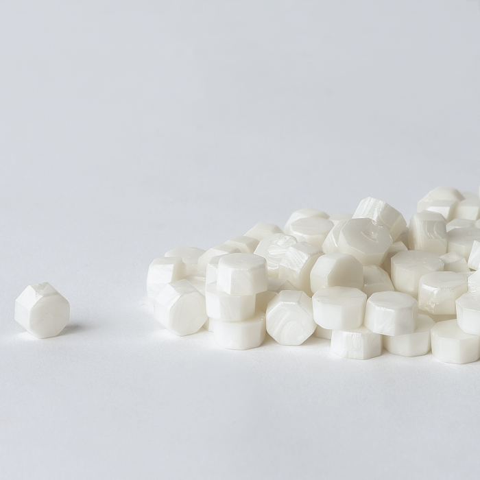 Ceara granule pentru sigiliu – Alb perlat [2]