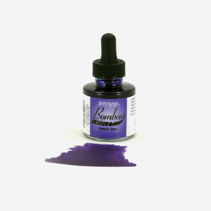 Cerneala violet caligrafie - Bombay India Ink Violet (9BY) [2]