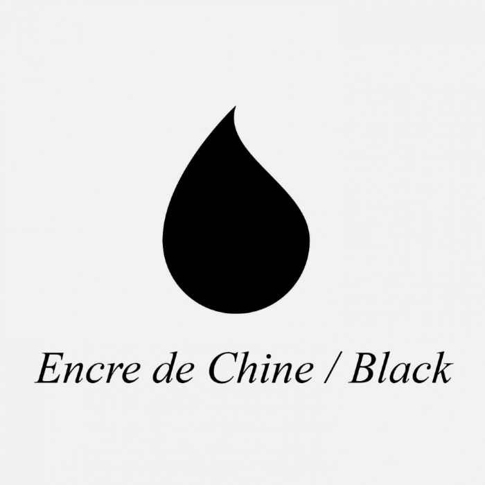 Cerneala neagra caligrafie artistica, Encre de Chine, Jacques Herbin, 50 ml [2]