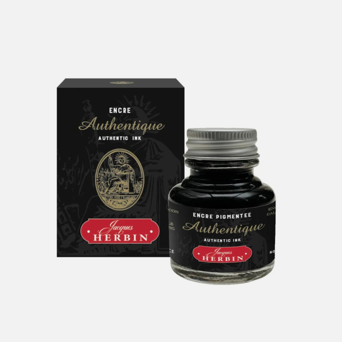 Cerneala neagra, Encre Autentique (Cerneala notarilor), Jacques Herbin, 30 ml [2]