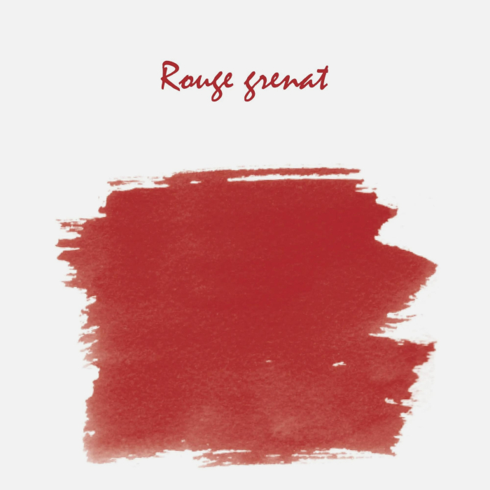 Cerneala rosie pentru stilou Jacques Herbin Rouge Grenat (Garnet Red) 10 ml - La Perle des Encres [3]