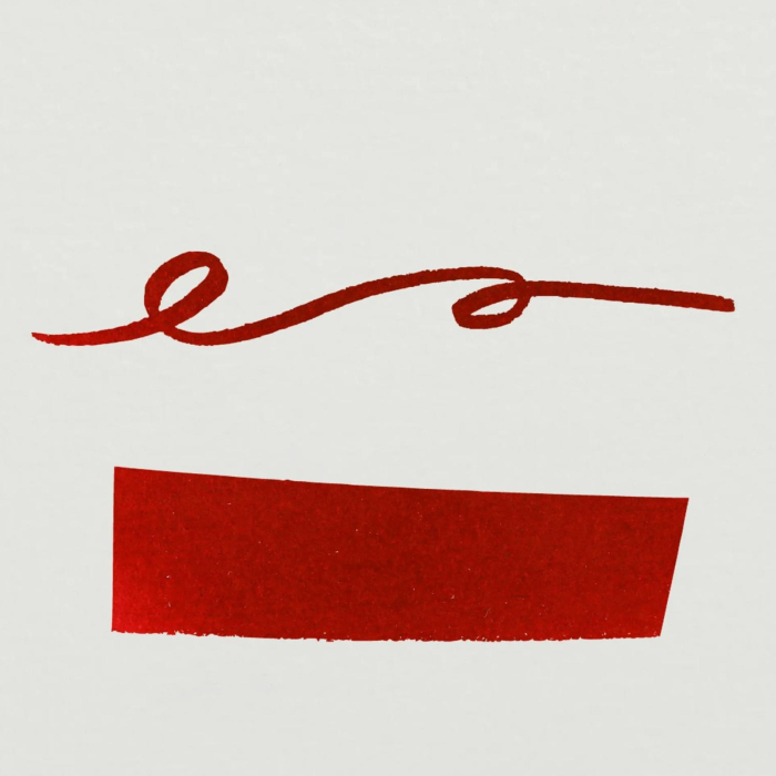 Cerneala rosie pentru stilou Jacques Herbin Rouge Grenat (Garnet Red) 10 ml - La Perle des Encres [4]