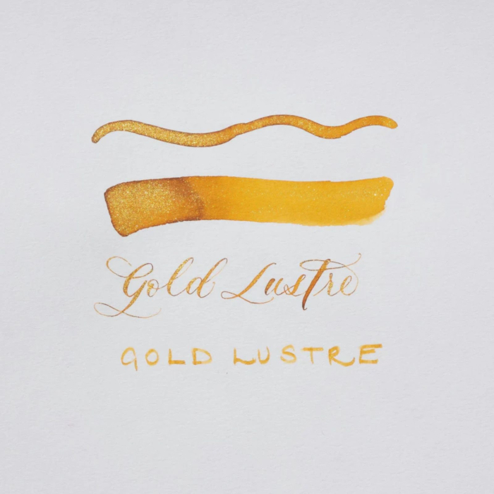 Cerneala aurie premium pentru stilou si caligrafie, Gold Lustre , 50ml -  Tom’s Studio [2]