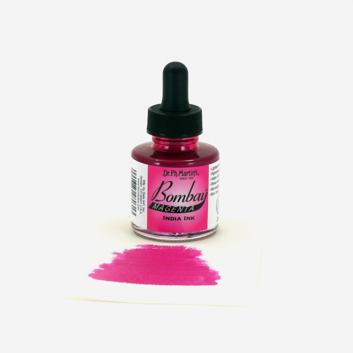 Cerneala rosie caligrafie - Bombay India Ink Magenta (3BY) [2]