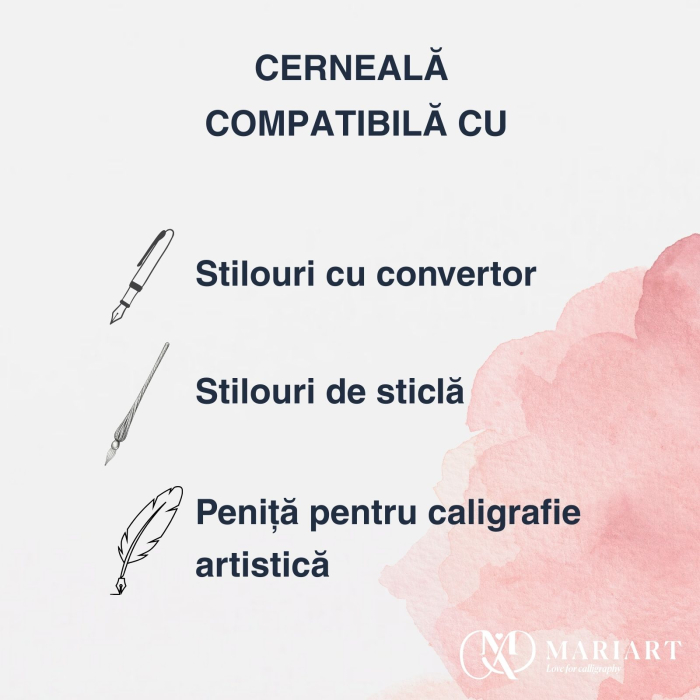 Cerneala sidefata stilou, Jacques Herbin 1670 - Rouge Hematite, 50 ml, Editie aniversara [5]