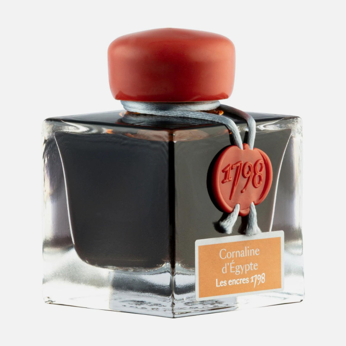 Cerneala sidefata stilou, Jacques Herbin 1798 - Cornaline d'Egypte, 50 ml, Editie aniversara [2]