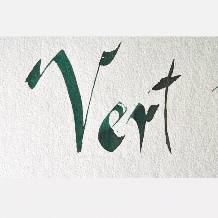 Cerneala sidefata stilou, Jacques Herbin 350  - Vert Atlantide, 50 ml, Editie aniversara [5]