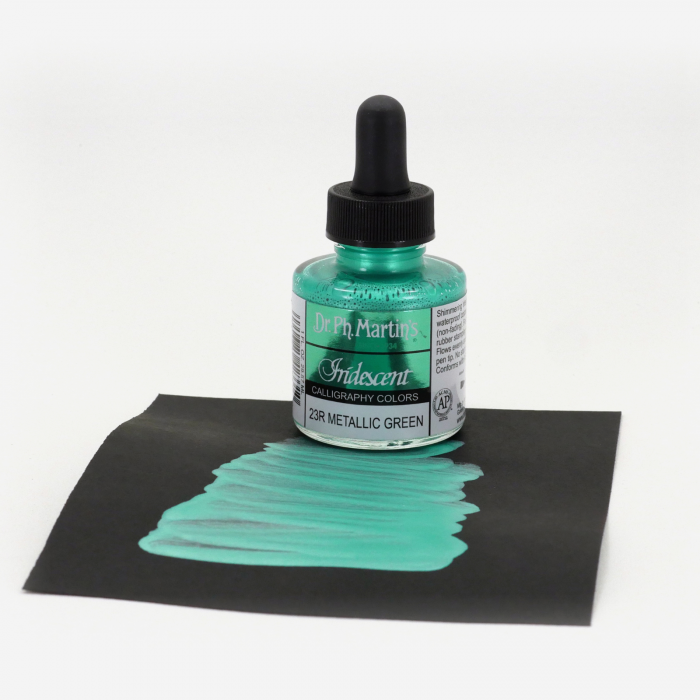 Cerneala verde caligrafie - Iridiscent Metallic Green  (23R) [2]