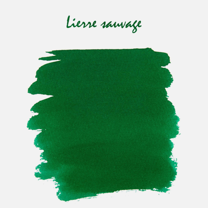 Cerneala verde pentru stilou Jacques Herbin Lierre sauvage (Ivy green) 10 ml - La Perle des Encres [3]