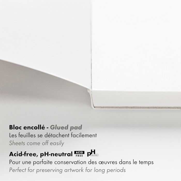 Hartie alba neteda – Paint On Mix Media Lisse 250g [2]