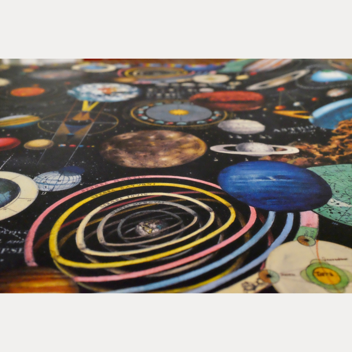 Hartie de ambalat cadouri Bomo Art, model Planetarium, 70x100cm, 90g/mp [2]